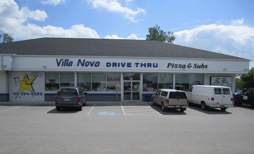 The Front Entrance Of Villa Nova Drive Thru